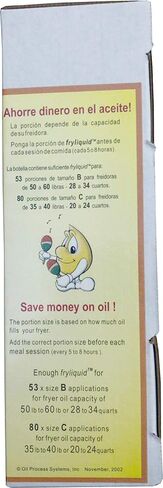 Miroil FryLiquid, 3 x 1 Litre Bottles, Reduce Oil Costs, Antioxidant for Fry Oil, Prevent Oil Breakdown, Fry Healthier, Vitamin Therapy for Deep Fryer Oil, Item LF301, 3 x 1 litre (3) in Kuwait