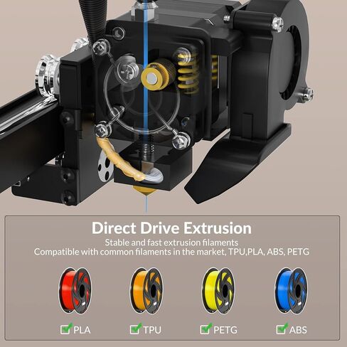 طابعة CRUX1 ثلاثية الأبعاد، طابعات TRONXY ثلاثية الأبعاد مع حاجز توجيه مزدوج OSG15، طابعة صغيرة محمولة ثلاثية الأبعاد سريعة التجميع، حجم الطباعة 7.08 × 7.08 × 7.08 بوصة in Kuwait