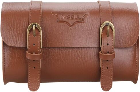 الرجعية دراجة مقعد سرج حقيبة الذيل الخلفي حقيبة بولي Leather الجلود حقيبة مقود الدراجة تخزين حقيبة أدوات الدراجة الجبهة حقيبة فائدة حقيبة عتيقة in Kuwait