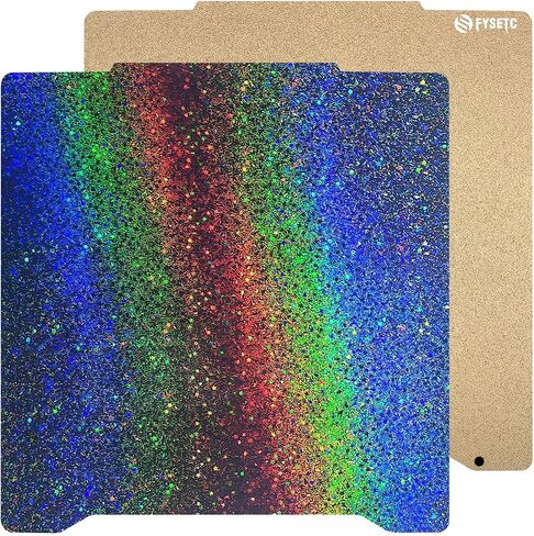 Prussa Mini 3D Printer Platforms Newest Upgrade Accessories: 7.7x7.4 inch/ 196.3x190mm Texture PEI Coating - Special Colorful and Shiny PEY Film Spring Steel Plate BCZAMD in Saudi Arabia