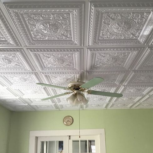 Economy 2 ft. x 4 ft. PVC Lay-in Ceiling Tile Pack of 10 in Kuwait