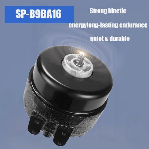 ترقية محرك المروحة SP-B9BA16 800401، محرك مروحة مكثف 9 وات، 115 فولت 9 وات 1700 RP 20Z854 محرك مروحة مكثف، محرك مروحة تبريد مستنقع وحدة التيار المتردد متوافق مع EM، GDM، STM، TMC، TSS إلخ. in Saudi Arabia