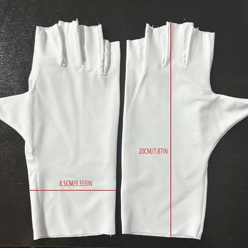 Women Sunscreen Gloves UV Gloves for Manicures Fingerless Ice Silk Gloves Summer Outdoor Activities in Saudi Arabia