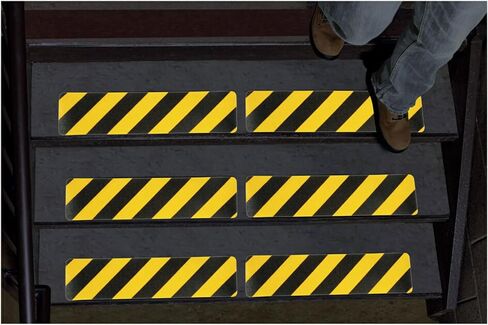 3M Safety-Walk Slip Resistant Reflective Tread, 6 in x 2 ft, Anti Slip, Adhere Without Wrinkling, Curling, Tearing or Lifting, Self-Adhesive Backing, Quick & Easy Application, 1 Pack (600BY-T6X24) in Saudi Arabia