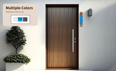A&S Mezuzot Mezuzah Case for Door, Handcrafted Resin and Oak Wood mezzuza with scroll, Weatherproof Easy Peel and Stick Installation for Home Blessing and Protection (White, 6 Inches) in Saudi Arabia