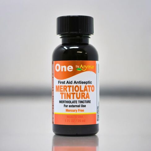 Mertiolato Tintura - حل لطيف للجروح البسيطة والخدوش والحروق، 1 أونصة in Kuwait