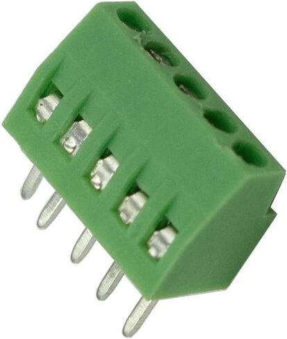 150V 6A 2.54mm Pitch 10 Pin PCB Mount Screw Type Terminal Block Connector, Pack of 10 in Saudi Arabia