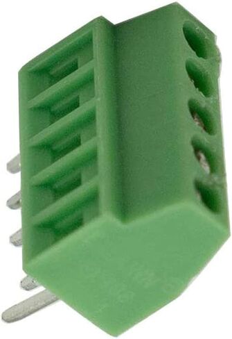 150V 6A 2.54mm Pitch 10 Pin PCB Mount Screw Type Terminal Block Connector, Pack of 10 in Saudi Arabia