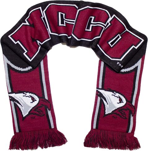 NCCU Eagles Scarf - North Carolina Central University Special Edition Knitted in Kuwait