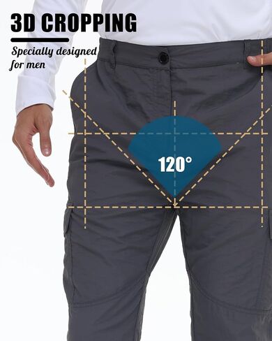 Quick-drying Hiking Pants for Men, Lightweight Tactical Pants, Men's Outdoor Work Pants in Saudi Arabia