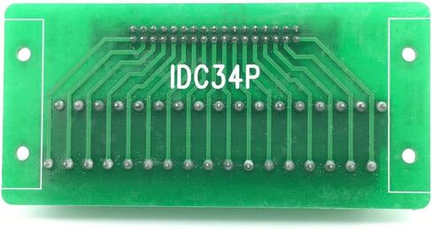 Sysly IDC34 2x17 دبابيس ذكر رأس لوحة القطع موصل كتلة المحطة مع أقدام تركيب السكك الحديدية DIN البسيطة in Saudi Arabia