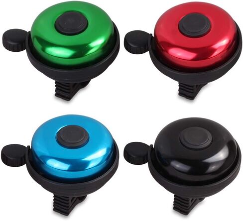 Bike Bell for Adults Kids, Loud Crisp Clear Sound Bicycle Bell for Outdoor Cycling Safe Ring Horn Cycling Accessories (Left-Hand Use) in Kuwait