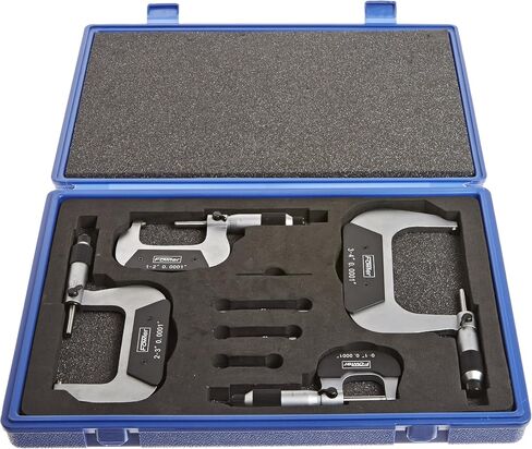 Fowler 52-229-214-0, Swiss-Style Outside Micrometer Set with 0-4" Measuring Range in Saudi Arabia