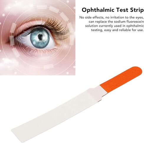 10pcs Fluorescein Ophthalmic Test Strip Professional Portable Cornea Cellular Damage Test STRPS for Women Man Water Testing in Saudi Arabia