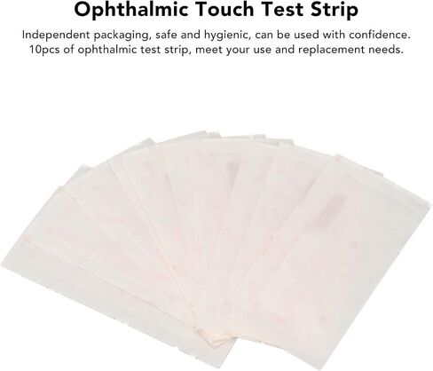 10pcs Fluorescein Ophthalmic Test Strip Professional Portable Cornea Cellular Damage Test STRPS for Women Man Water Testing in Saudi Arabia