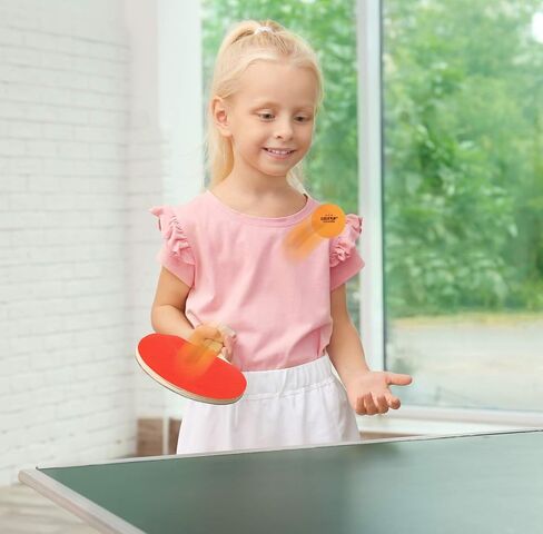 Click N' Play 3-Star Ping-Pong Balls, 50 pcs | Table Tennis Balls Bulk, Beer Pong Balls, Plain Orange-Colored Ping Pong Ball | Professional Pingpong, Advanced Training, Tournament, Recreational Play in Kuwait