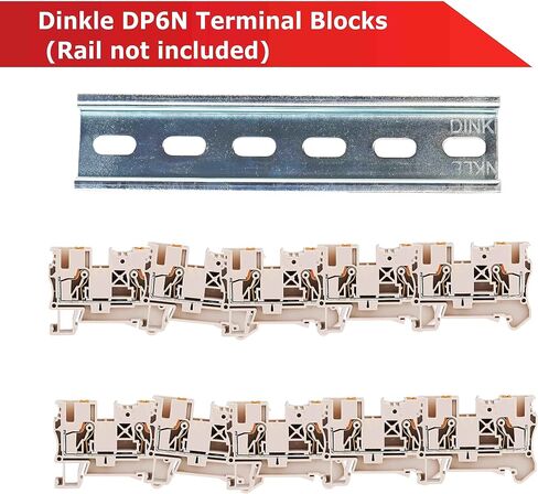 DP6N-50pcs Terminal Block 600V40A 20-8AWG Wire Connectors Quick Wiring Cable Push-in Design (50) in Saudi Arabia