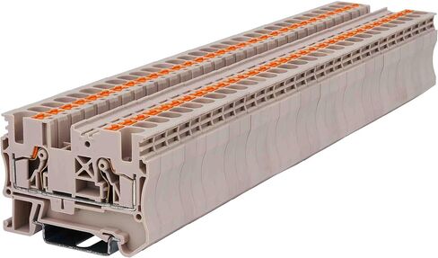 DP6N-50pcs Terminal Block 600V40A 20-8AWG Wire Connectors Quick Wiring Cable Push-in Design (50) in Saudi Arabia