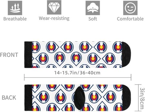 Funny Sock South Carolina Flag Crazy Adult Crew Casual Dress Socks For Women in Saudi Arabia