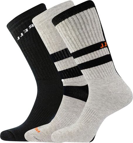 جوارب Merrell للجنسين للبالغين من الصوف خفيفة الوزن للمشي لمسافات طويلة - عبوة من 3 أزواج للجنسين - شريط دعم للقوس in Kuwait