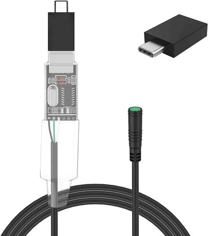 كابل برمجة BAFANG USB-OTG لـ BBS01 BBS02 BBSHD: طقم محرك متوسط ​​متوافق 750W 1000W 500W 350W 250W BBS03 BBS01 8 محرك تحويل الدراجة الكهربائية الممتع، تغيير معلمة سرعة PAS in Kuwait