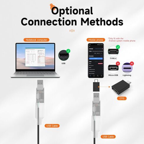 كابل برمجة BAFANG USB-OTG لـ BBS01 BBS02 BBSHD: طقم محرك متوسط ​​متوافق 750W 1000W 500W 350W 250W BBS03 BBS01 8 محرك تحويل الدراجة الكهربائية الممتع، تغيير معلمة سرعة PAS in Kuwait