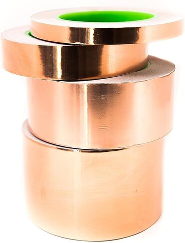 Bertech Copper Foil Tape with Conductive Adhesive, 1/4 Inch x 36 Yards in Kuwait