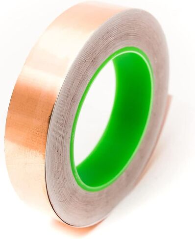 Bertech Copper Foil Tape with Conductive Adhesive, 1/4 Inch x 36 Yards in Kuwait