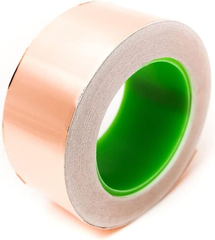 Bertech Copper Foil Tape with Conductive Adhesive, 1/4 Inch x 36 Yards in Kuwait