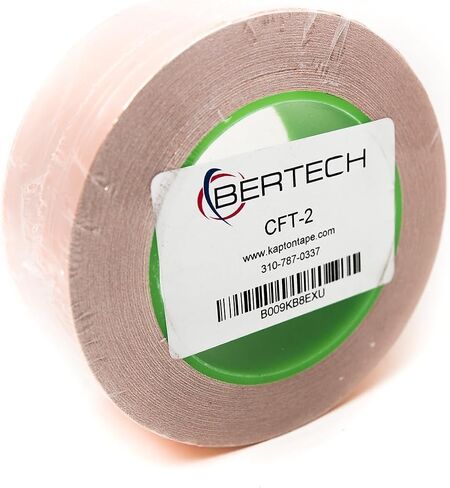 Bertech Copper Foil Tape with Conductive Adhesive, 1/4 Inch x 36 Yards in Kuwait