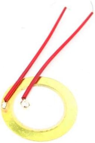10PCS 15MM/20MM Piezo Elements Sounder Sensor Trigger Drum Disc 6.5KHZ + wire copper (15MM) in Saudi Arabia