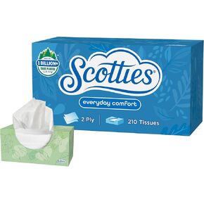 Scotties Everyday Comfort 2 ply Facial Tissue, 1 Tissue Boxes, 210 Tissues per box
