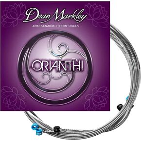 دين ماركلي سلاسل الغيتار الكهربائي سلسلة الفنان Orianthi 6 سلسلة مجموعة، 2554-OR مجموعة سلسلة الغيتار الكهربائي الصلب الأزرق، المعالجة بالتبريد لحياة أطول وصوت متفوق، صنع في الولايات المتحدة الأمريكية، قياس 9-52 in Kuwait