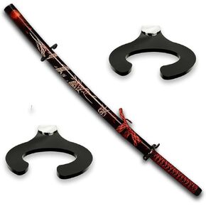 QIXIN Sword Display Wall Mount Katana Wall Mount Swords or Katanas Can be Hung Horizontally or Vertically on The Walls