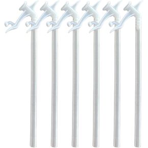 Insulating Plastic Straw Tubes - Pack of 6 - Gap Filling Nozzle Tips for Polyurethane Insulation Foam