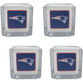 Siskiyou Sports NFL New England Patriots Scented Candles, 4 pk One Size, Team Colors