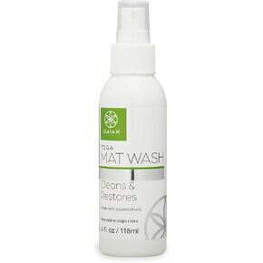 Gaiam Yoga Mat Cleaner Spray (4oz), Green