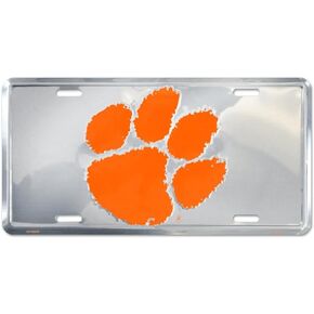 Clemson Tigers Super Stock Metal License Plate 6 x 12