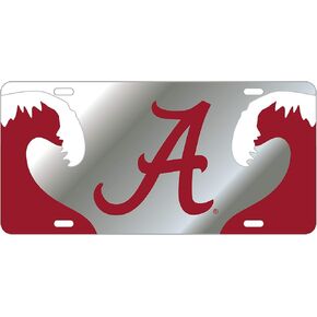 Alabama Crimson Tide Laser Inlaid Mirror License Plate