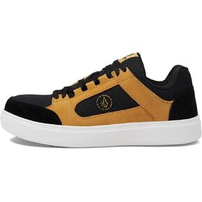 Volcom® Evolve EH Comp Toe Men Shoes – Suede and Leather Upper – Soft Insole – Memory Foam Cushioning Black/Wheat 10.5 W