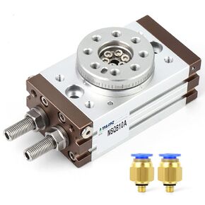 TAILONZ PNEUMATIC Pneumatic Rotary Rotary 180 Degrees Cylinder Gear Type Three Position Rotating Pendulum Table Cylinder MSQB-10A