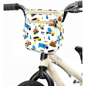 ANZOME kids bike basket, Children's Front Bike Decoration Accessory for Girls & Boys Gift Fits Most Children's Bikes Like Tricycle, Balance Bike, Scooter