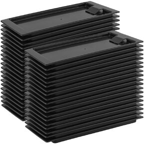 40 PCS Tip Trays for Restaurants, Check Holder Tip Trays, Black Check Tray, Guest Check Presenter Tray for Restaurants, Bars, Hotels, Dining
