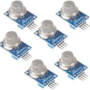 6PCS MQ135 MQ-135 Air Quality Sensor Hazardous Gas Detection Module for Arduino Raspberry Pi ESP8266 MQ2 5V DC in Kuwait