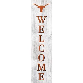 Fan Creations NCAA Texas Longhorns Unisex University of Texas 24" Welcome Leaner, Team, 24 inch