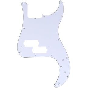 Musiclily Pro 13-Hole P Bass Pickguard for JPN Fender Japan 4-String Precision Bass, 3Ply Black