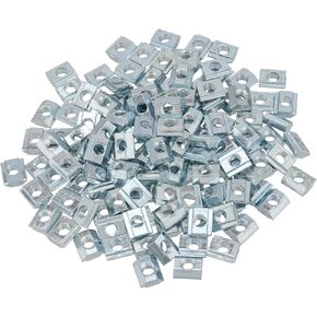 200 قطعة من صواميل M5 T، سلسلة 2020 من صواميل T المنزلقة، صواميل M5 مترية في صامولة T، صواميل فتحة T لملف بثق الألومنيوم بفتحة T 6 مم وطابعة ثلاثية الأبعاد، فضي in Kuwait