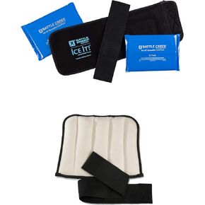 Battle Creek Ice It! Pain Kit - Versatile Medium Size with Moist Heat and Cold Therapy
