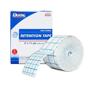 Dukal 8220 DUKAL Retention Tape 2" x 11 yard, Pack of 10