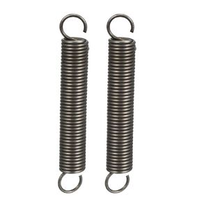 uxcell Extended Tension Spring Wire Diameter 0.047" , OD 0.39" , Free Length 2.76" Spring Steel Small Dual Hook Tension Spring 2pcs